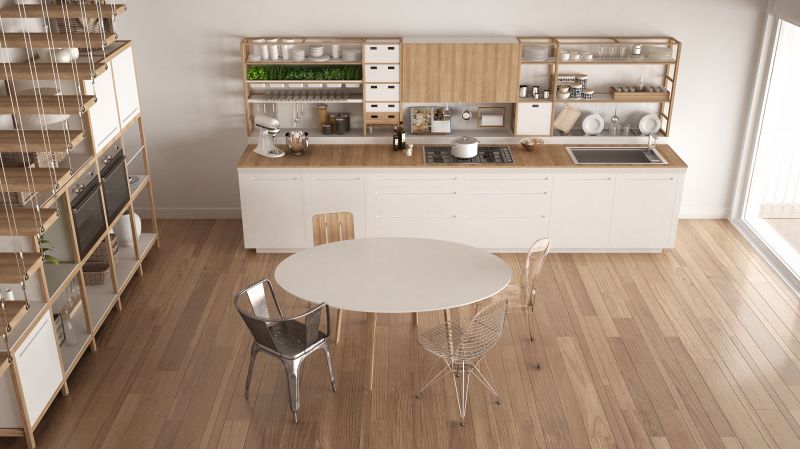 Engineered Hardwood in Dining Area