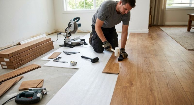 Laminate Floor Remodeling in Fredericksburg, VA