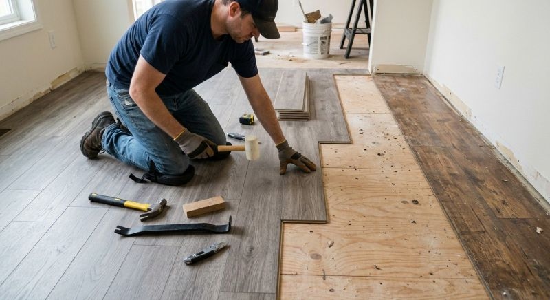 Plank Laminate Installation in Greensboro, NC