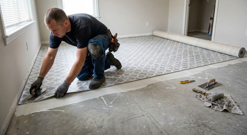 Sheet Vinyl Installation in Dallas, TX