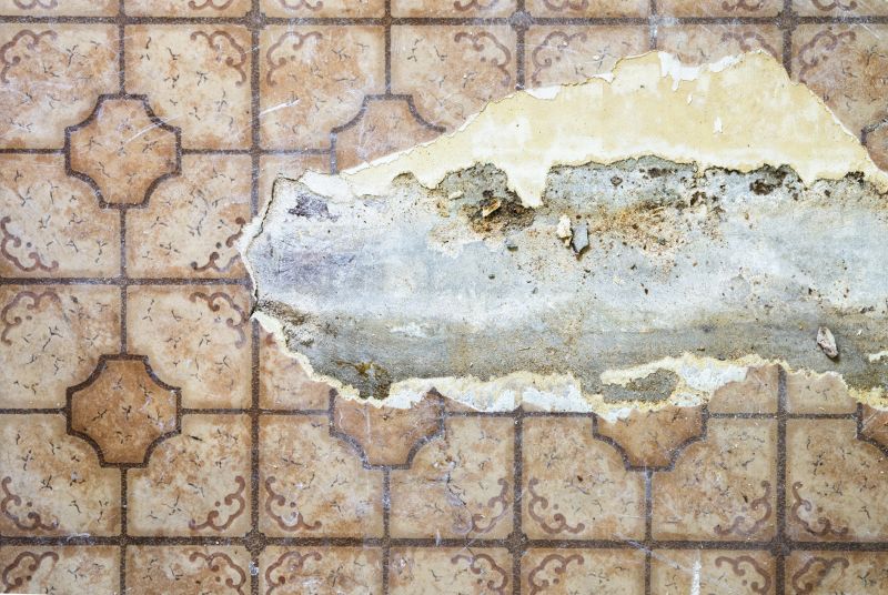 Damaged Vinyl Tile Removal